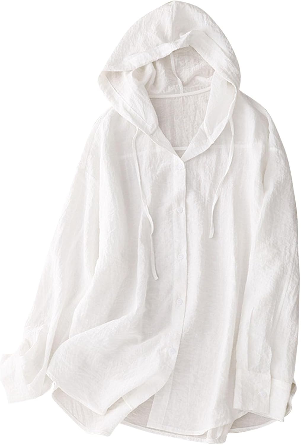Womens Lightweight Cotton Linen Hoodies Jacket Sun Protection Beach Top Long Sleeve Button Down Sun Shirt Cover Ups Womens Lightweight Cotton Linen Hoodies Jacket Sun Protection Beach Top Long Sleeve Button Down Sun Shirt Cover Ups