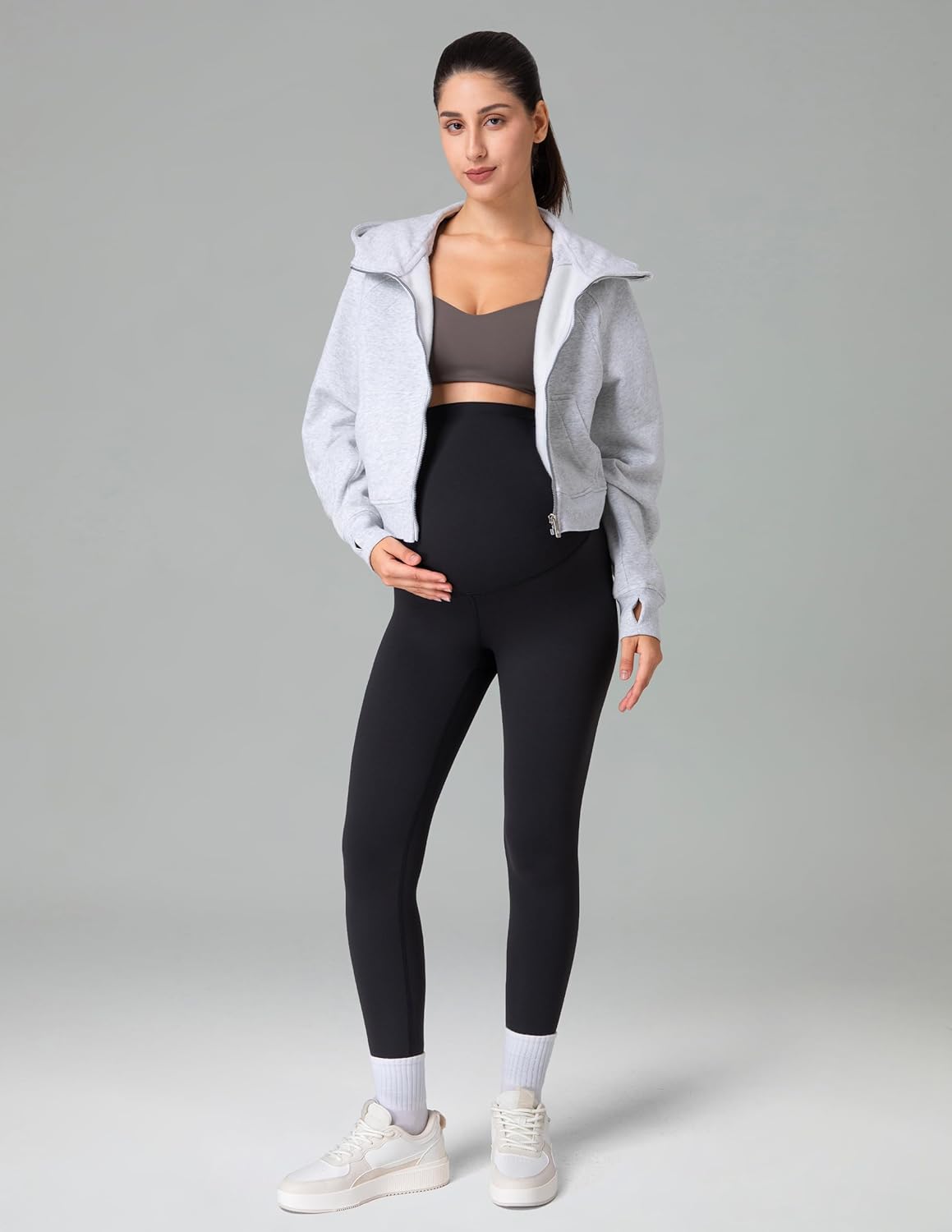Womens Maternity Leggings Over The Belly Soft Workout Activewear Yoga Pregnancy Pants Womens Maternity Leggings Over The Belly Soft Workout Activewear Yoga Pregnancy Pants