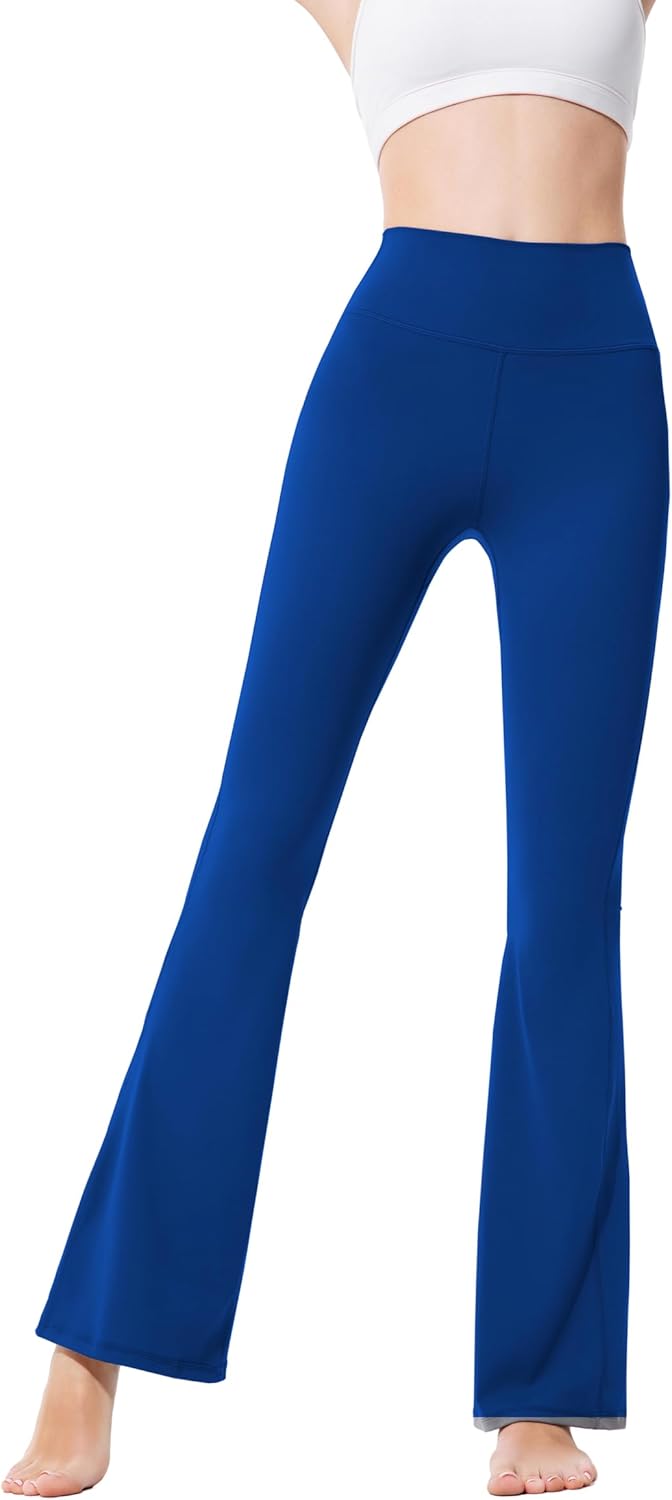 Women's High Waist Flare Leggings-Tummy Control Yoga Pants with Butt Lifting Women's High Waist Flare Leggings-Tummy Control Yoga Pants with Butt Lifting