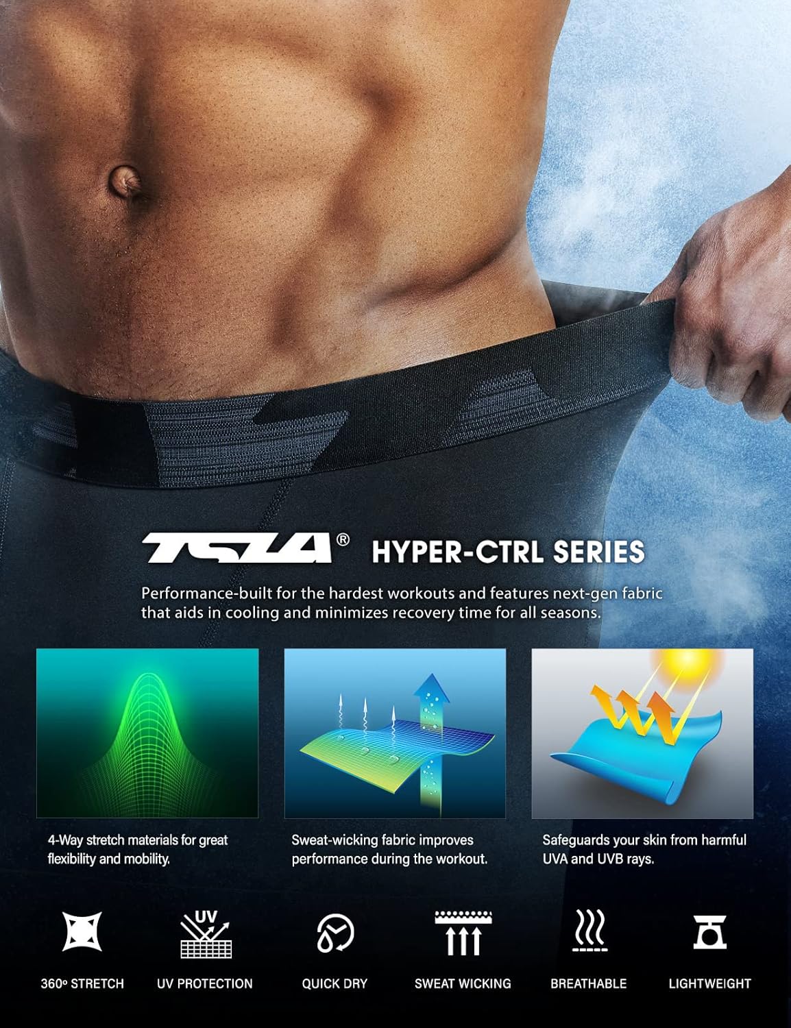 Men's Compression Pants-Cool Dry Athletic Sports Workout Running Tights Leggings Baselayer Men's Compression Pants-Cool Dry Athletic Sports Workout Running Tights Leggings Baselayer