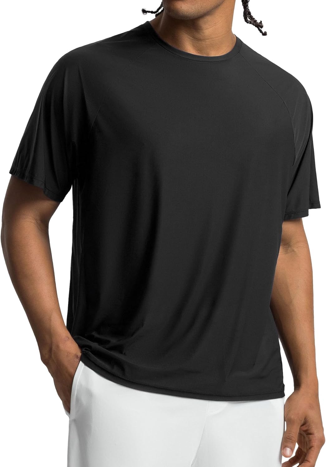 Men's Running Shirts Quick Dry Lightweight Breathable Cooling Short Sleeve T-Shirts Workout Athletic