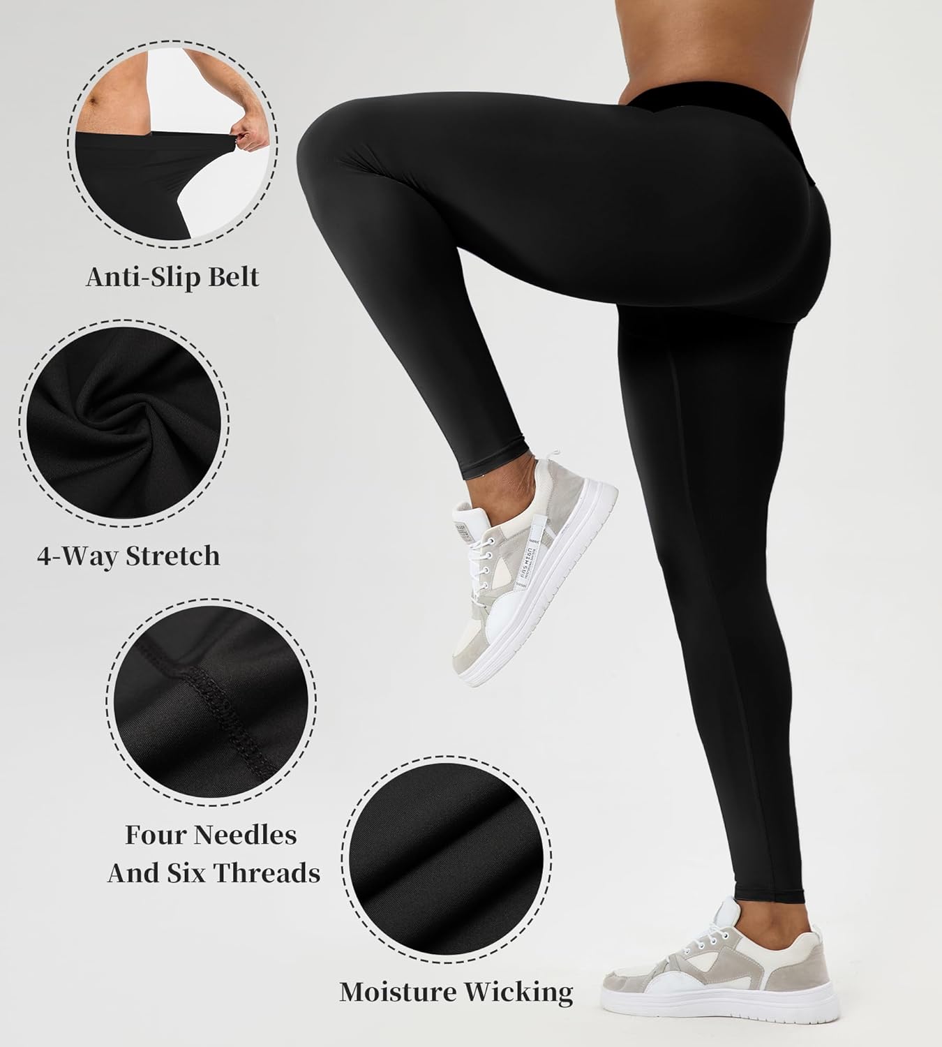 Men's Compression Pants Running Leggings Workout Gym Football Tights Athletic Cool Dry Sports Yoga Base Layer Pants Men's Compression Pants Running Leggings Workout Gym Football Tights Athletic Cool Dry Sports Yoga Base Layer Pants