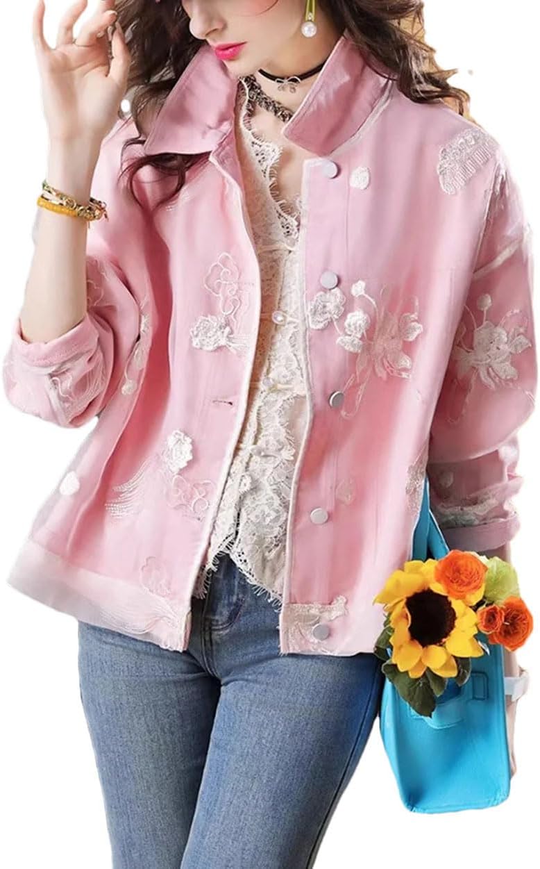Women's Mesh Splicing Oversized Loose Casual Jacket Tops Women's Mesh Splicing Oversized Loose Casual Jacket Tops