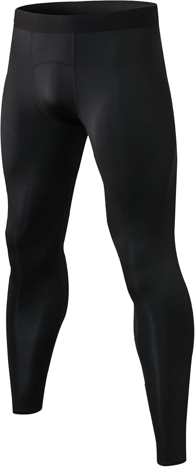 Men 's Compression Pants Cool Dry Workout Leggings Athletic Sports Base Layer Bottoms Running Tights