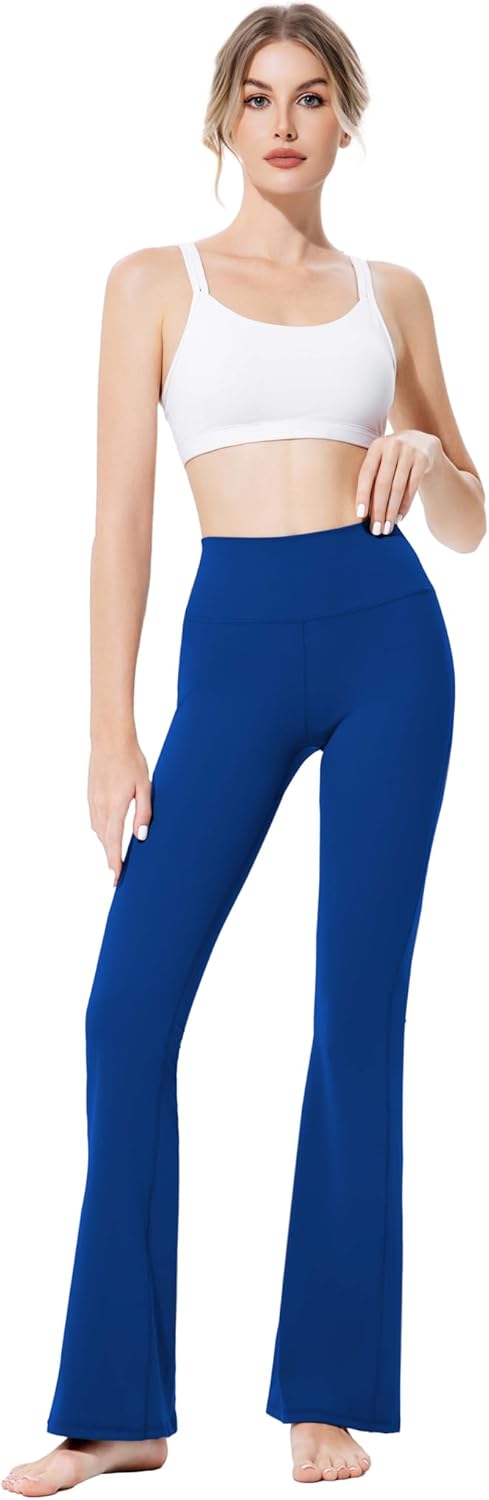 Women's High Waist Flare Leggings-Tummy Control Yoga Pants with Butt Lifting Women's High Waist Flare Leggings-Tummy Control Yoga Pants with Butt Lifting