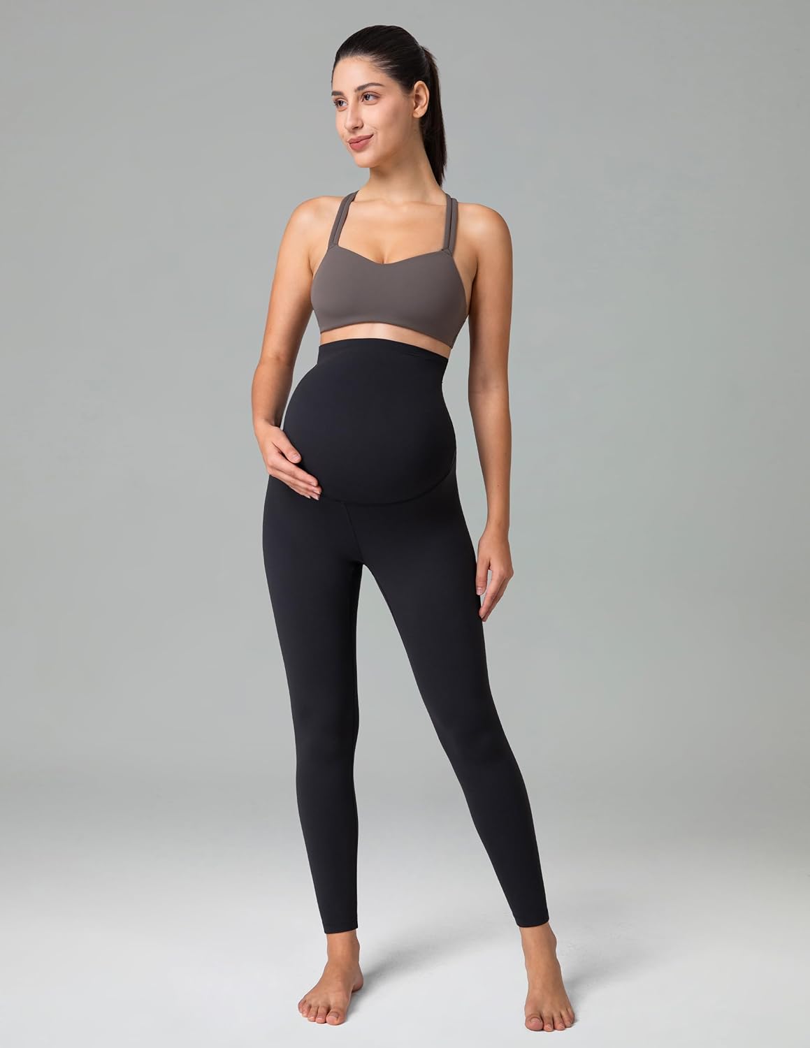 Womens Maternity Leggings Over The Belly Soft Workout Activewear Yoga Pregnancy Pants Womens Maternity Leggings Over The Belly Soft Workout Activewear Yoga Pregnancy Pants