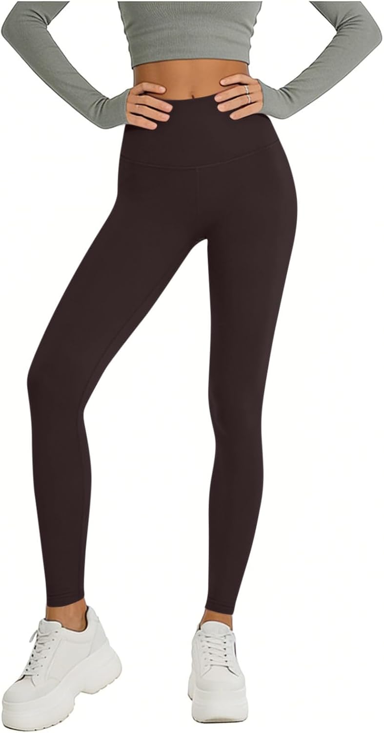 Women Fashion Yoga Pants Athletic Tight Stretchy Pants Casual High Waisted Comfy Tummy Hiking Leggings