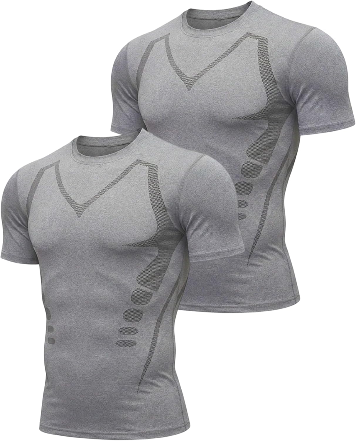 Workout Shirts for Men Quick Dry Athletic Gym Active T Shirt for Running Breathable Outdoor Training Shirts