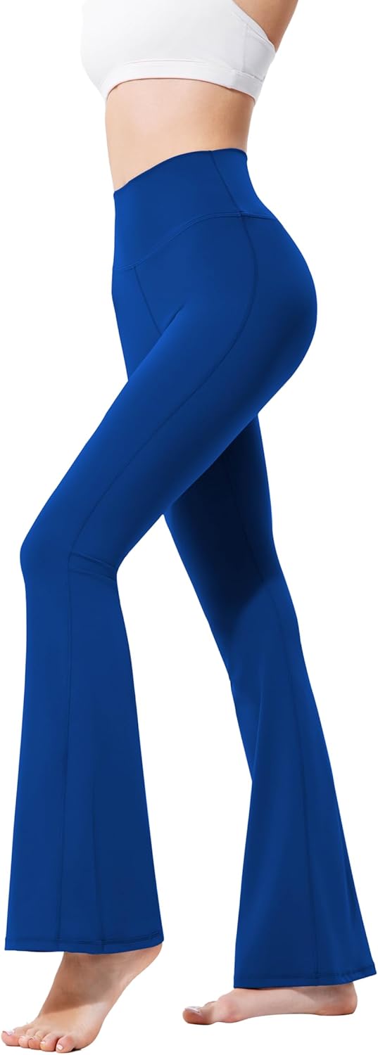 Women's High Waist Flare Leggings-Tummy Control Yoga Pants with Butt Lifting Women's High Waist Flare Leggings-Tummy Control Yoga Pants with Butt Lifting