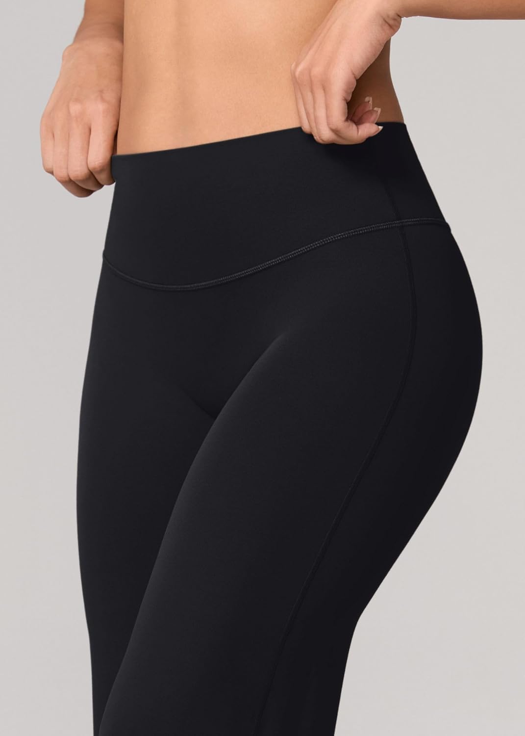 No Front Seam High Waisted Straight Leg Leggings for Women Wide Leg Yoga Pants Buttery Soft No Front Seam High Waisted Straight Leg Leggings for Women Wide Leg Yoga Pants Buttery Soft